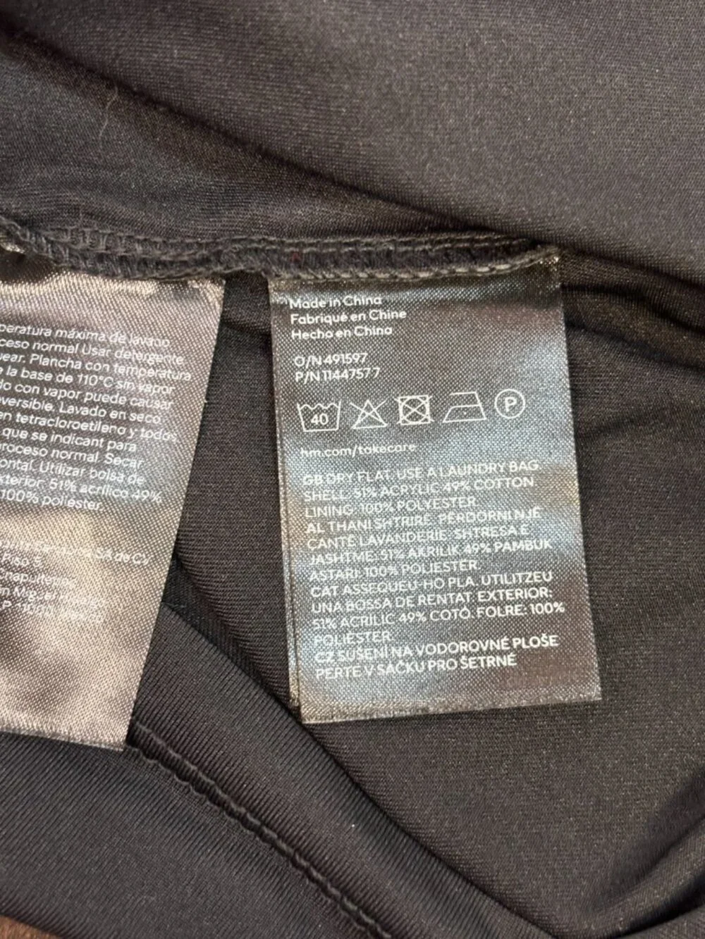 H&M dress cover